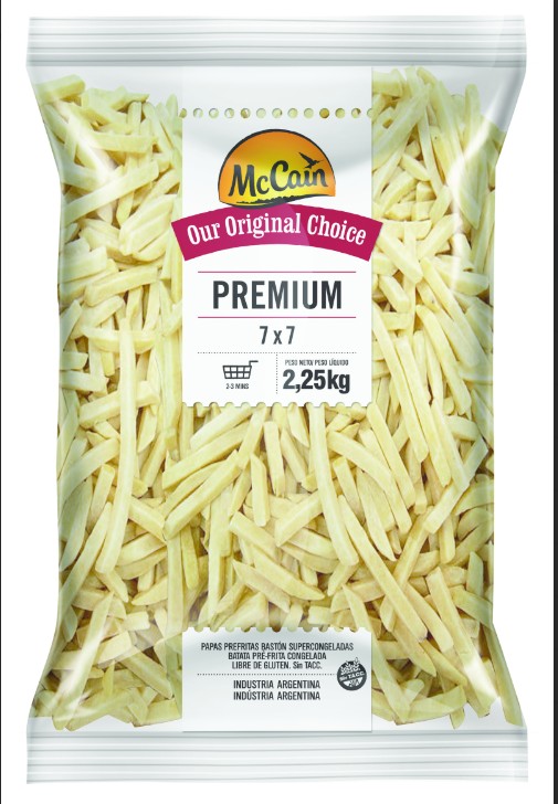 PAPAS PRE FRITAS PREMIUM 7X7