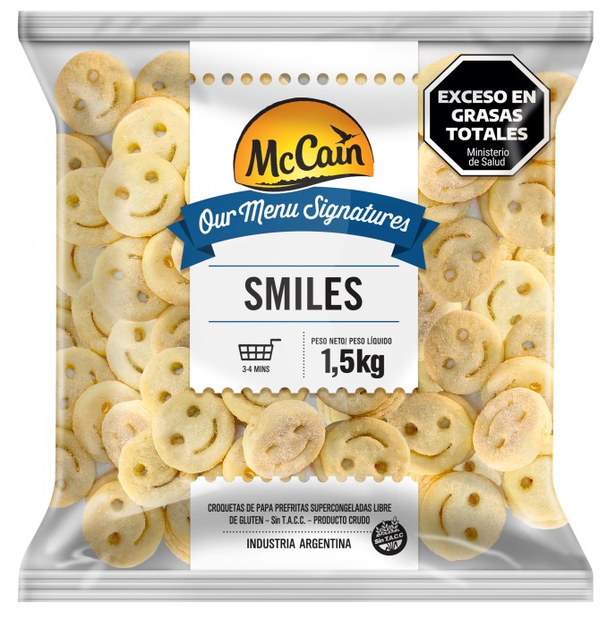 Papas McCain Smiles 6 x 1,5 kg