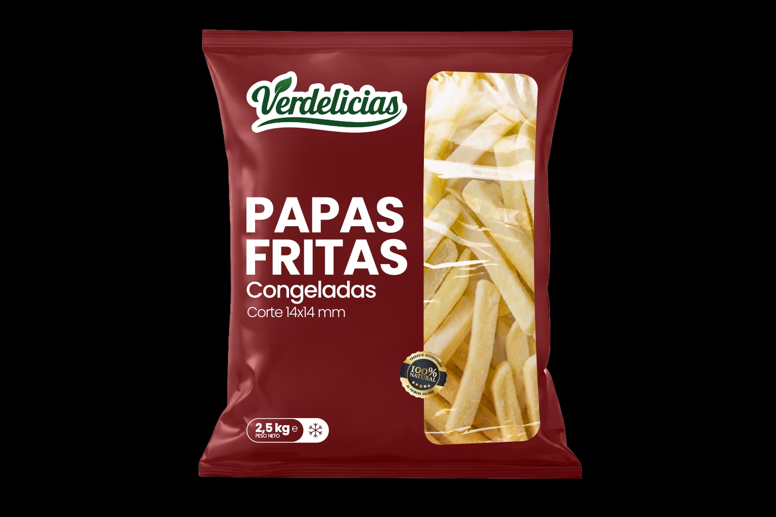 Papas Fritas 14x14 mm