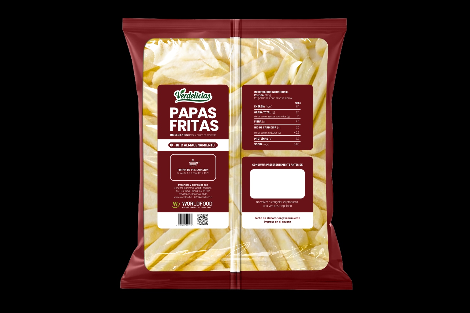 Papas Fritas 14x14 mm - Imagen 2