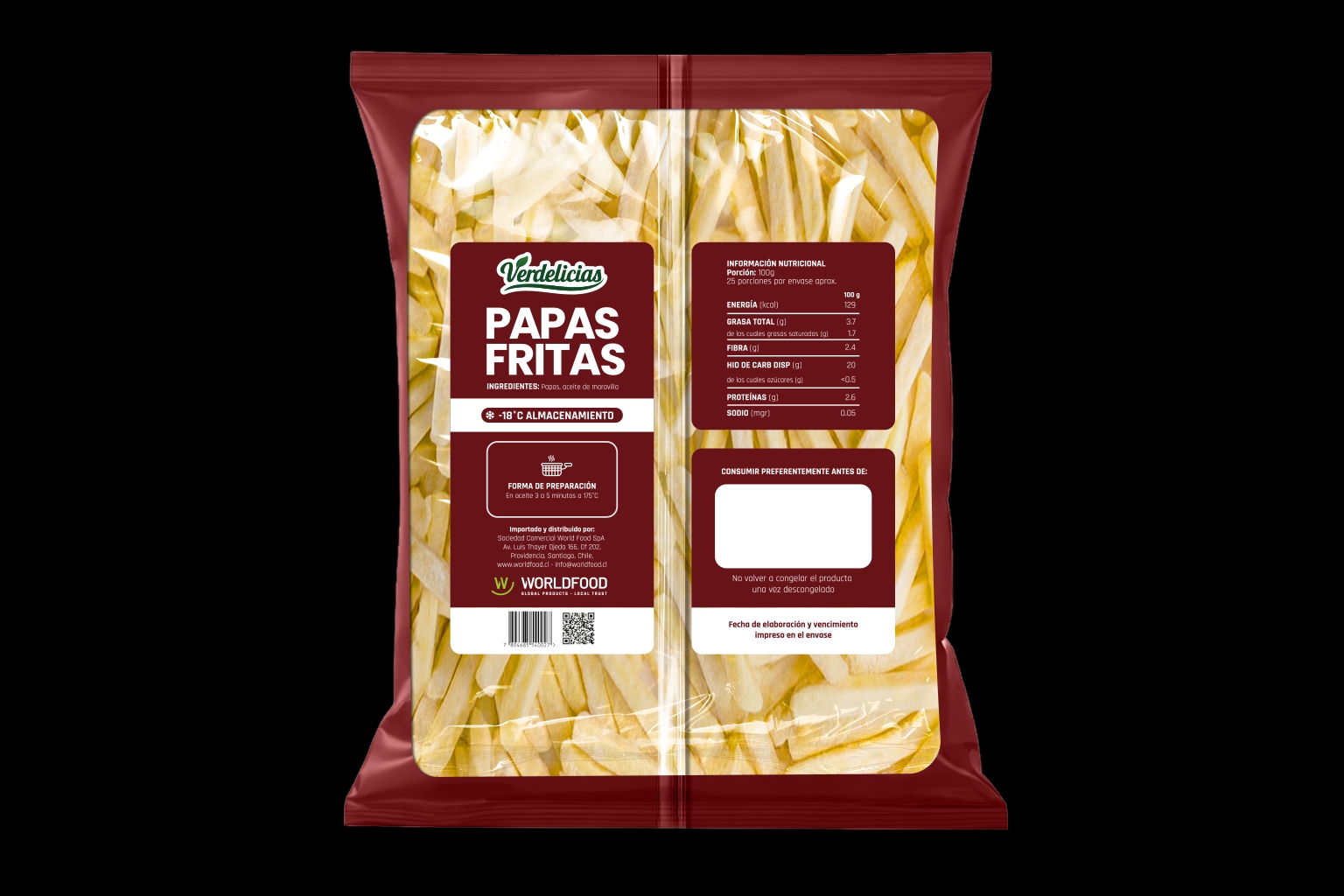 Papas Fritas 12x12 mm - Imagen 2