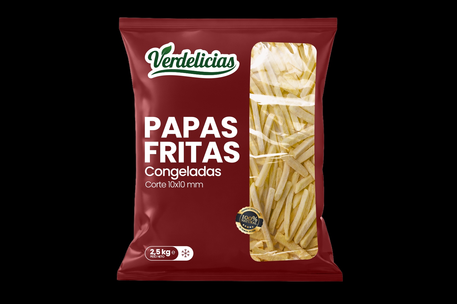 Papas Fritas 10x10 mm