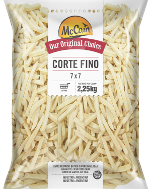 Papas Prefritas McCain 7 mm Corte Fino 8 x 2,25 kg