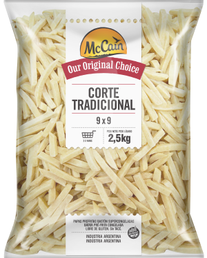 Papas Prefritas McCain 9 mm Corte Tradicional 6 x 2,5 kg