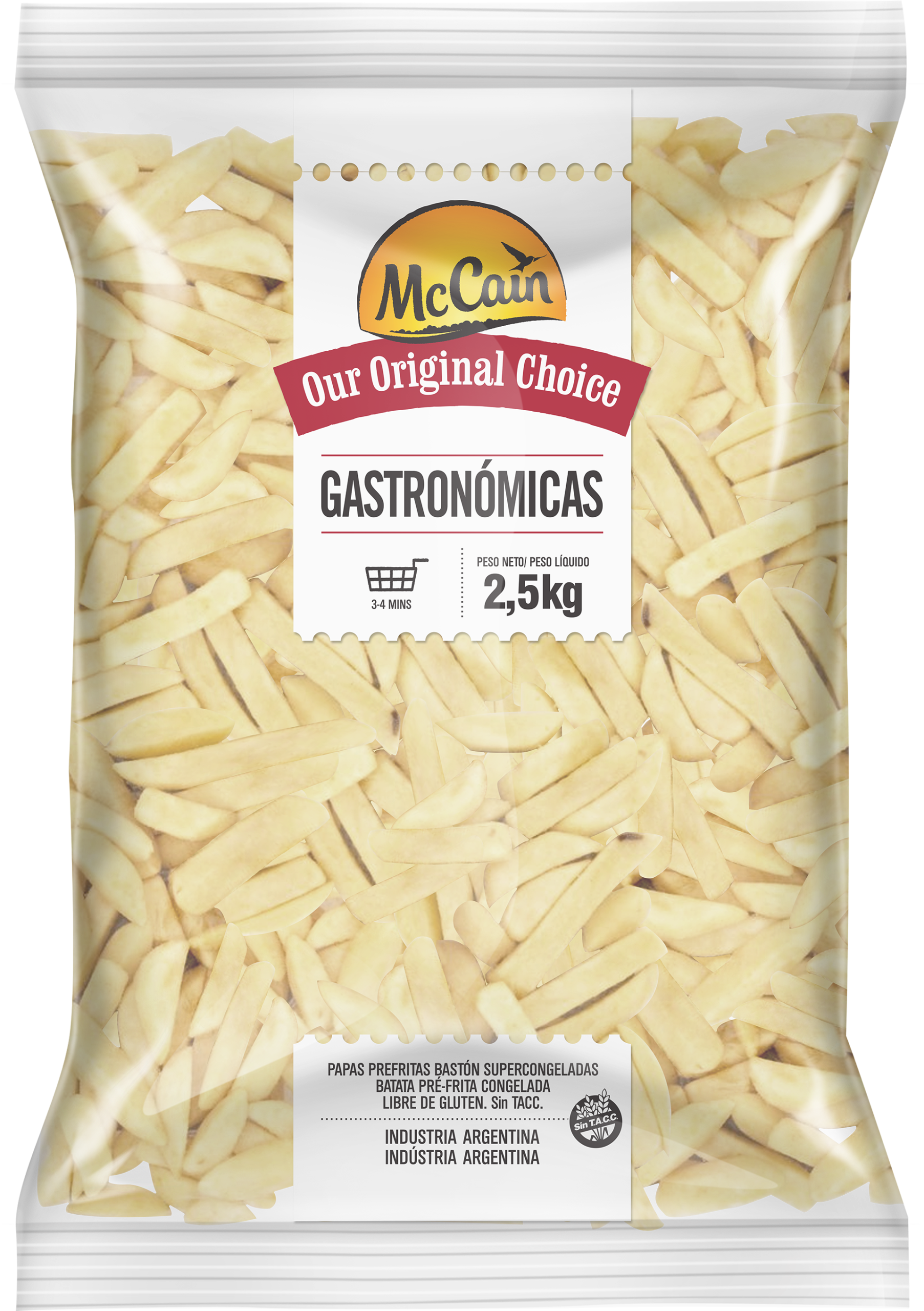 PAPAS PRE FRITAS GASTRONÓMICAS