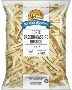 Papas Prefritas McCain 12 mm Corte Casero 6 x 2,5 kg