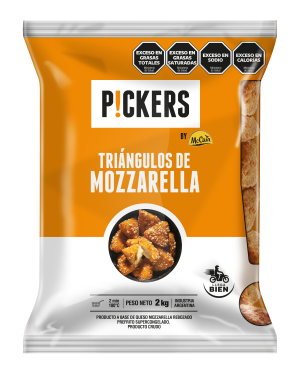 Pickers Triángulos de Mozzarella McCain 3 x 2 kg