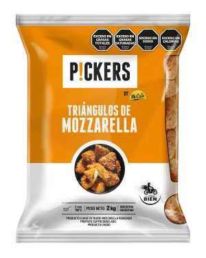 Pickers Triángulos de Mozzarella McCain 3 x 2 kg