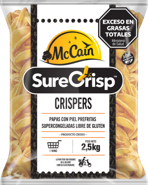 PAPAS PREFRITAS LIBRES DE GLUTEN CRISPERS