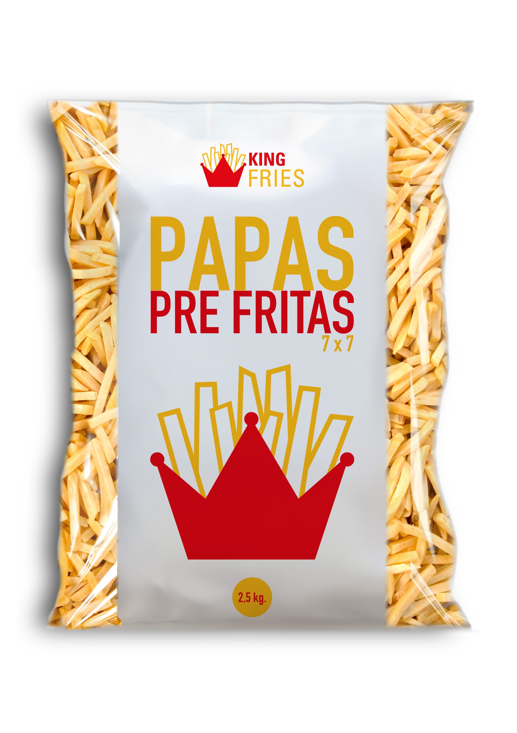 Papas Pre Fritas 7x7 mm · King Fries