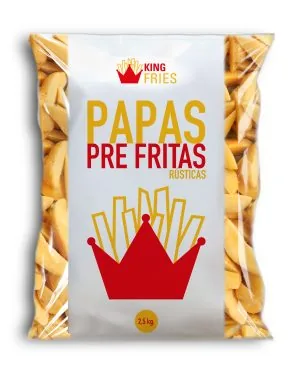Papas Pre Fritas Rústicas · King Fries