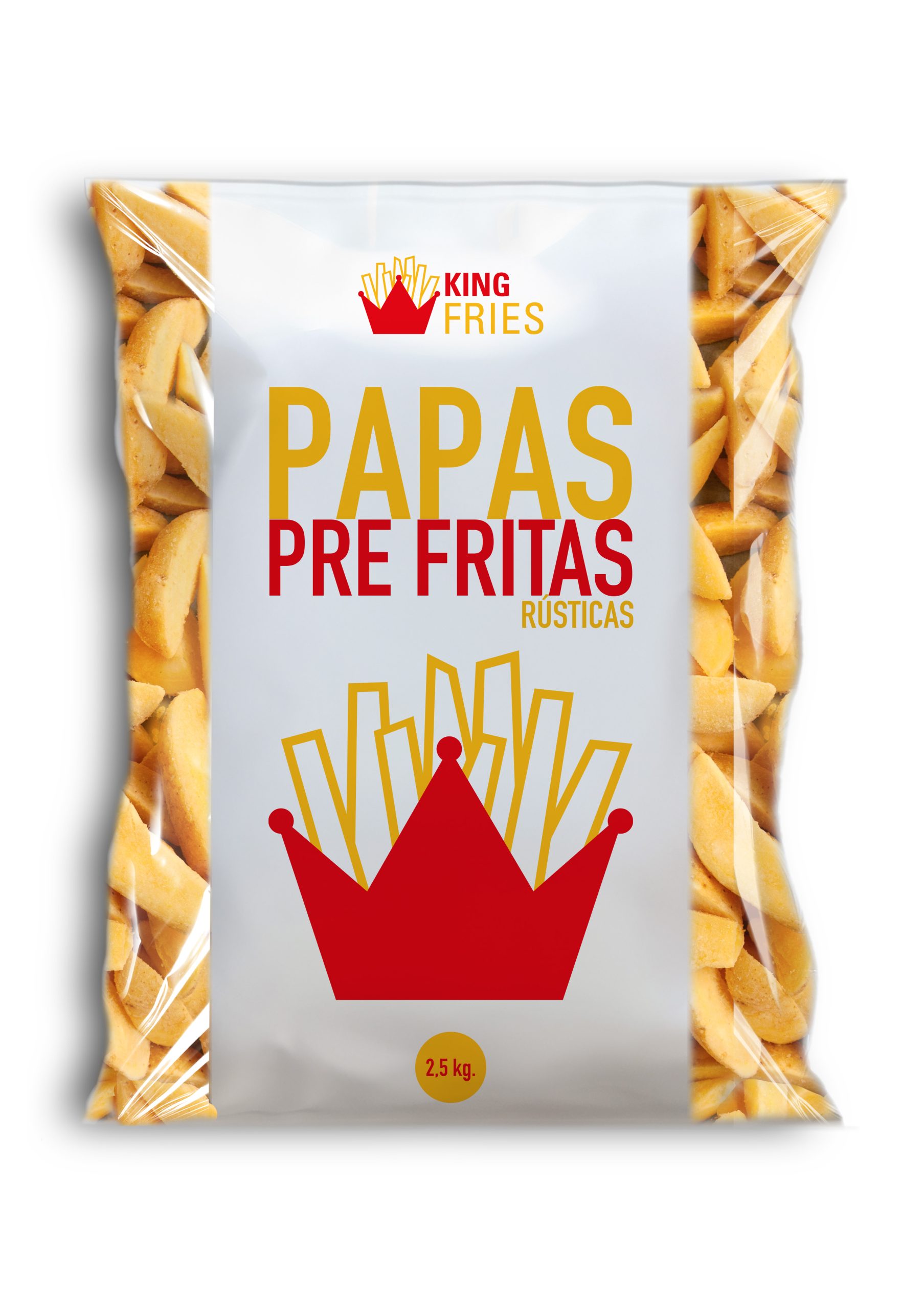 Papas Pre Fritas Rústicas · King Fries