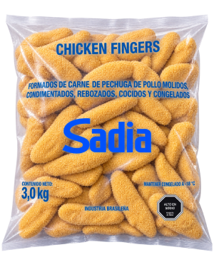 Filetitos Fingers de Pollo Rebozados Congelados Sadia 2 x 3 kg